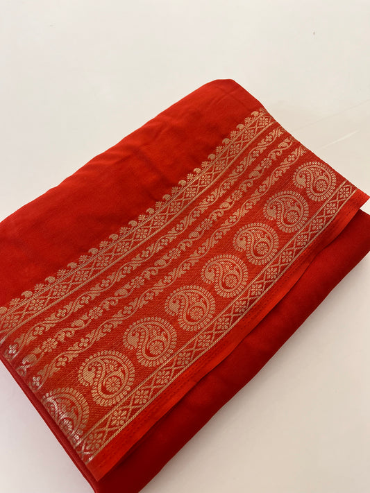 Crape Fancy Saree