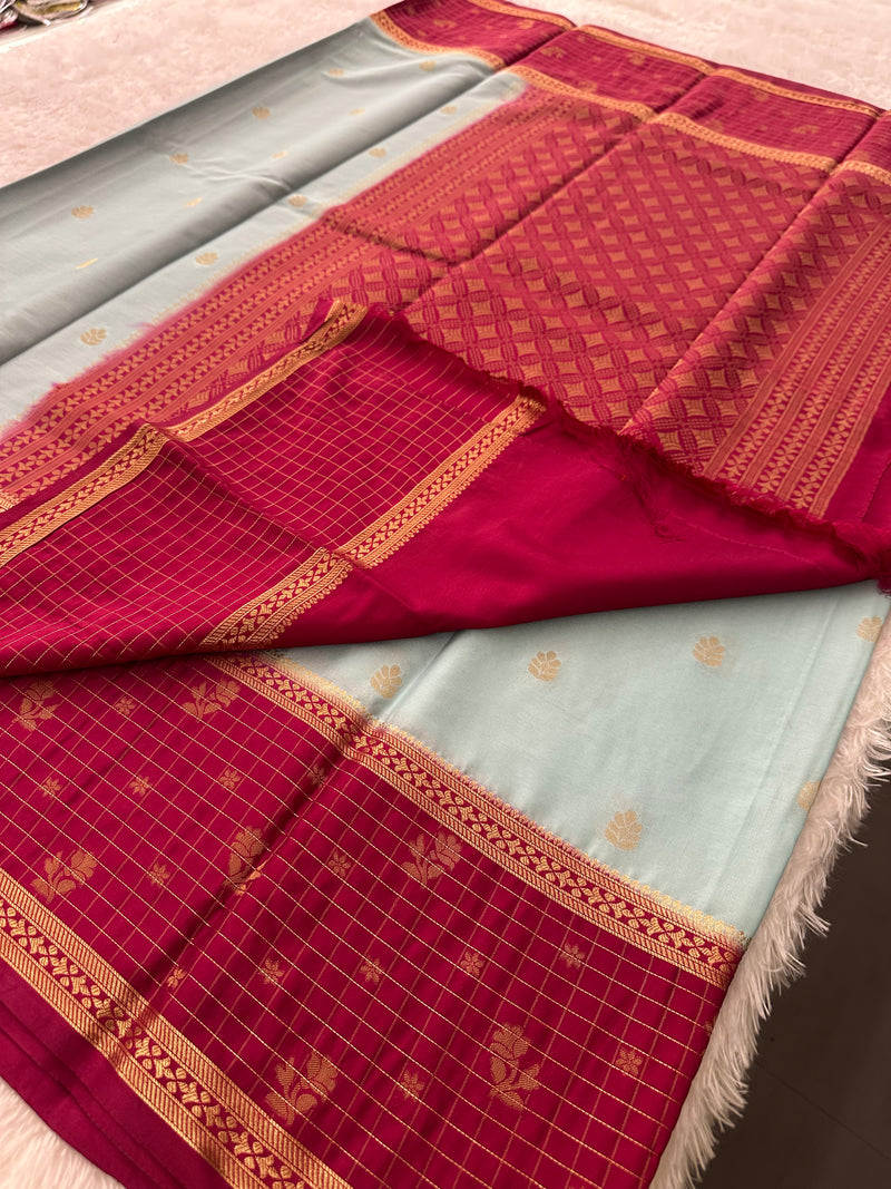 Crape Fancy Saree-JU3