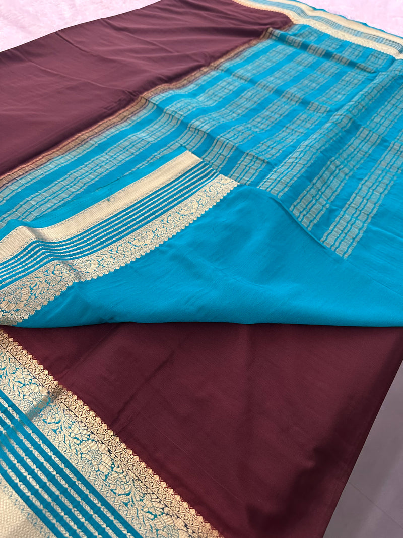 Semi Mysore Crape Fancy-JU4