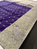 New Semi Soft silk Sarees From Kanchi in beatiful Borders -JU20