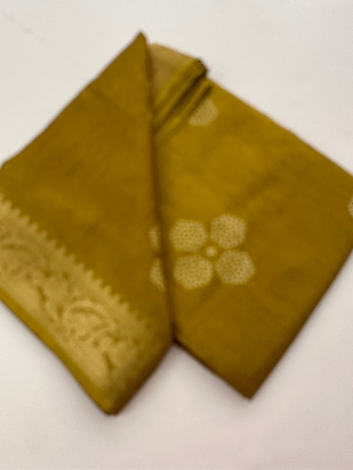 Tussar Chiffons Lines-J13