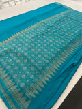 Designer Saree - Sapphire Crepe Georgette JU17