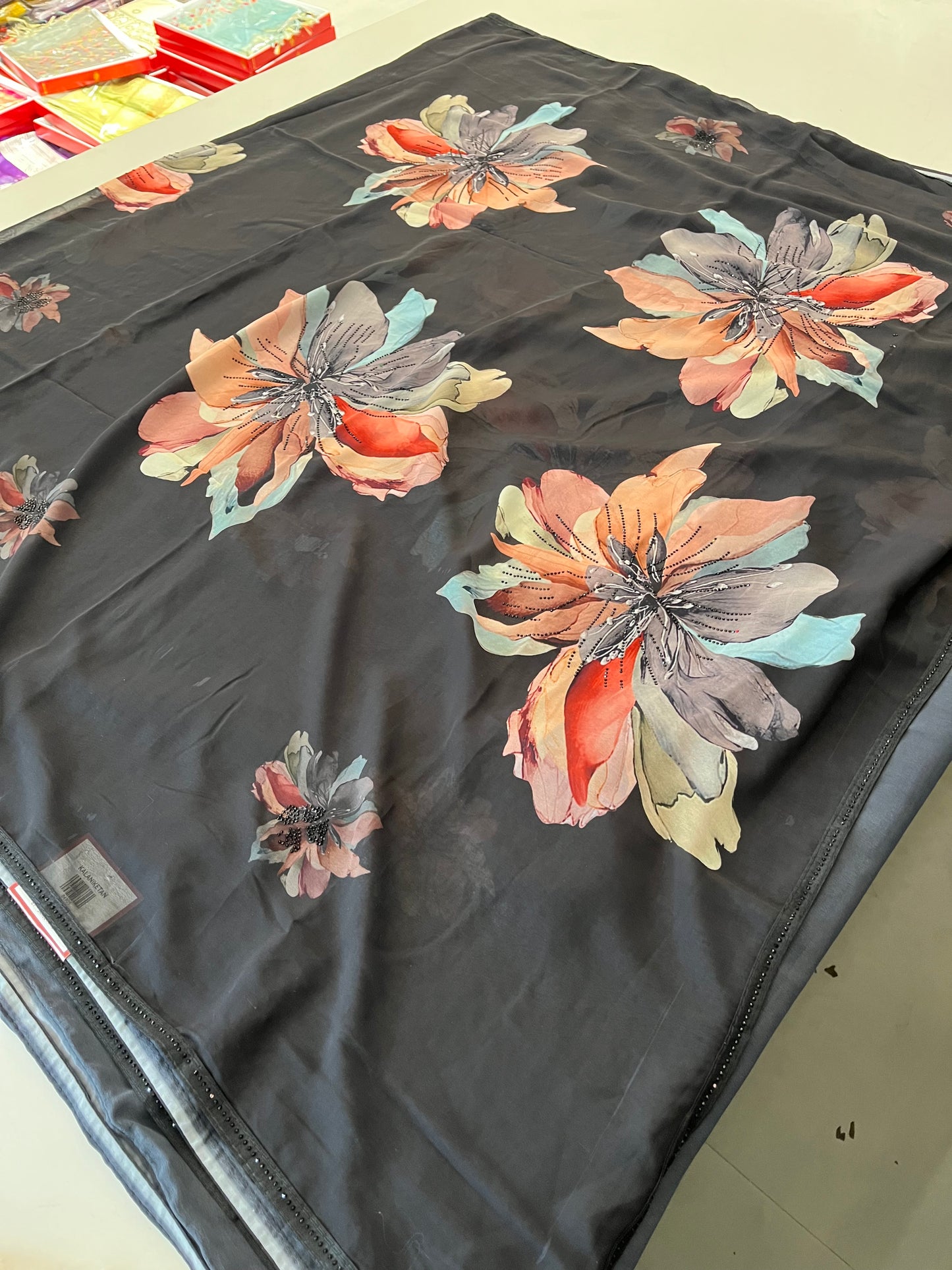 Crape Chiffon Small Butta