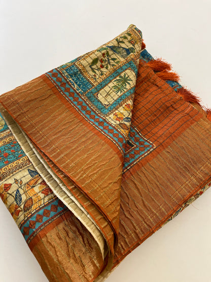 Crush Tussar Printed