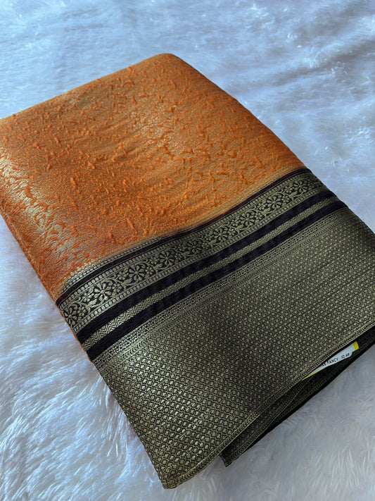 Banarasi Brocade soft silk