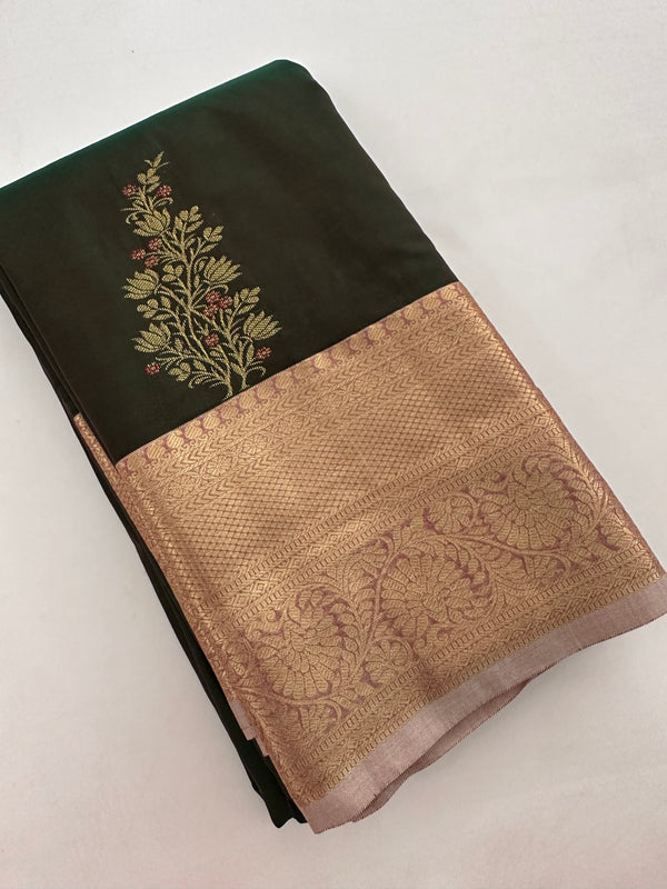Semi Kanchi Silk Saree-J27