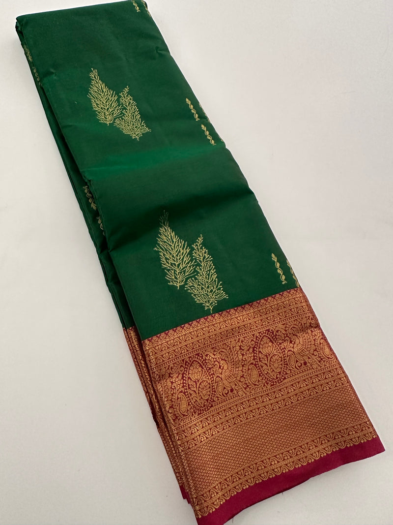 Semi Kanchi Silk Saree-J30