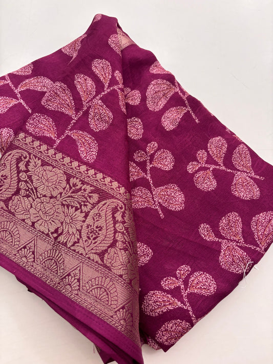 Printed chiffon