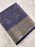 Banarsi Georgette Brocade-JU8