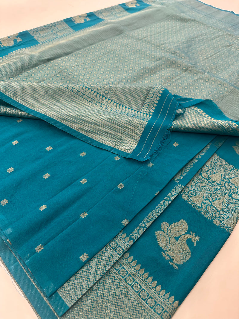 Banarsi Crape Silk-J29