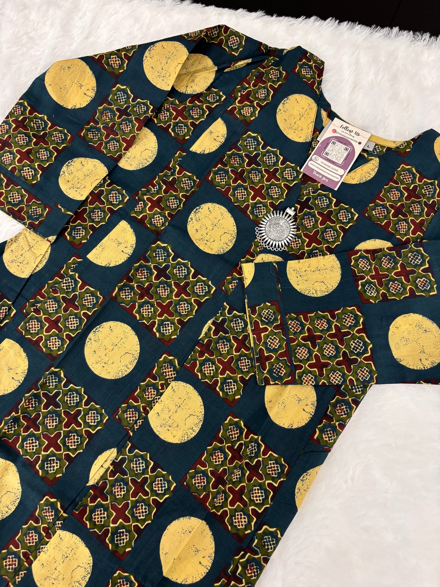 SUPER HIT KURTI PRINTS WITH PENDENT