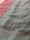 Work Organza Saree-JU12