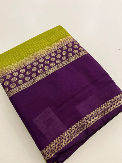 Designer crape silk