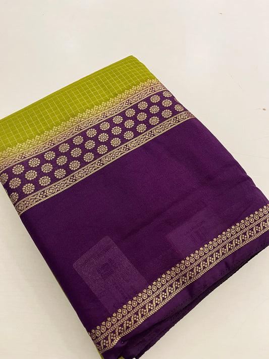 Designer crape silk