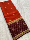 Crape Fancy Saree-JU3