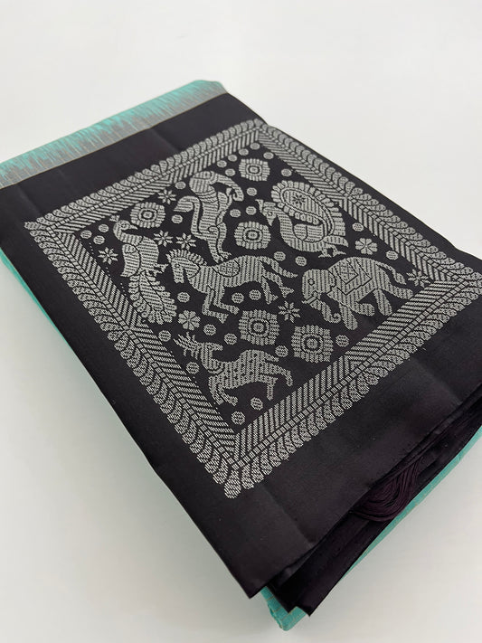 Pure Kanchipuram silk saree with silk mark certified