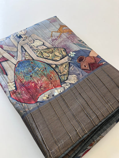 Designer Tussar Fancy