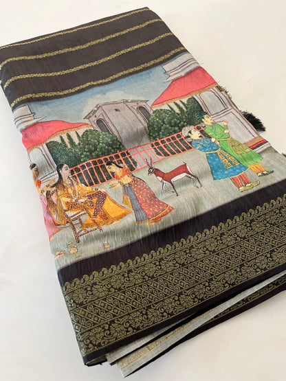 Crush Tussar  Designer