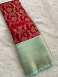 Tissue Kanchi Semi Silk Saree-JU8