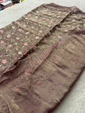 Designer Organza Full Work-M13