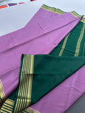 80GSM Pure Mysore Crape Silk Sarees-AU4