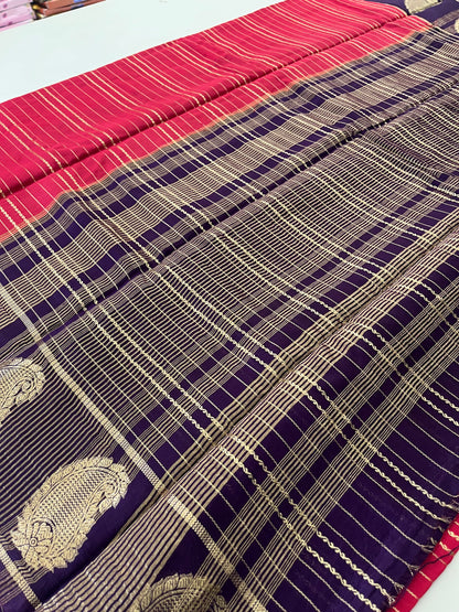 Semi Mysore silk new design