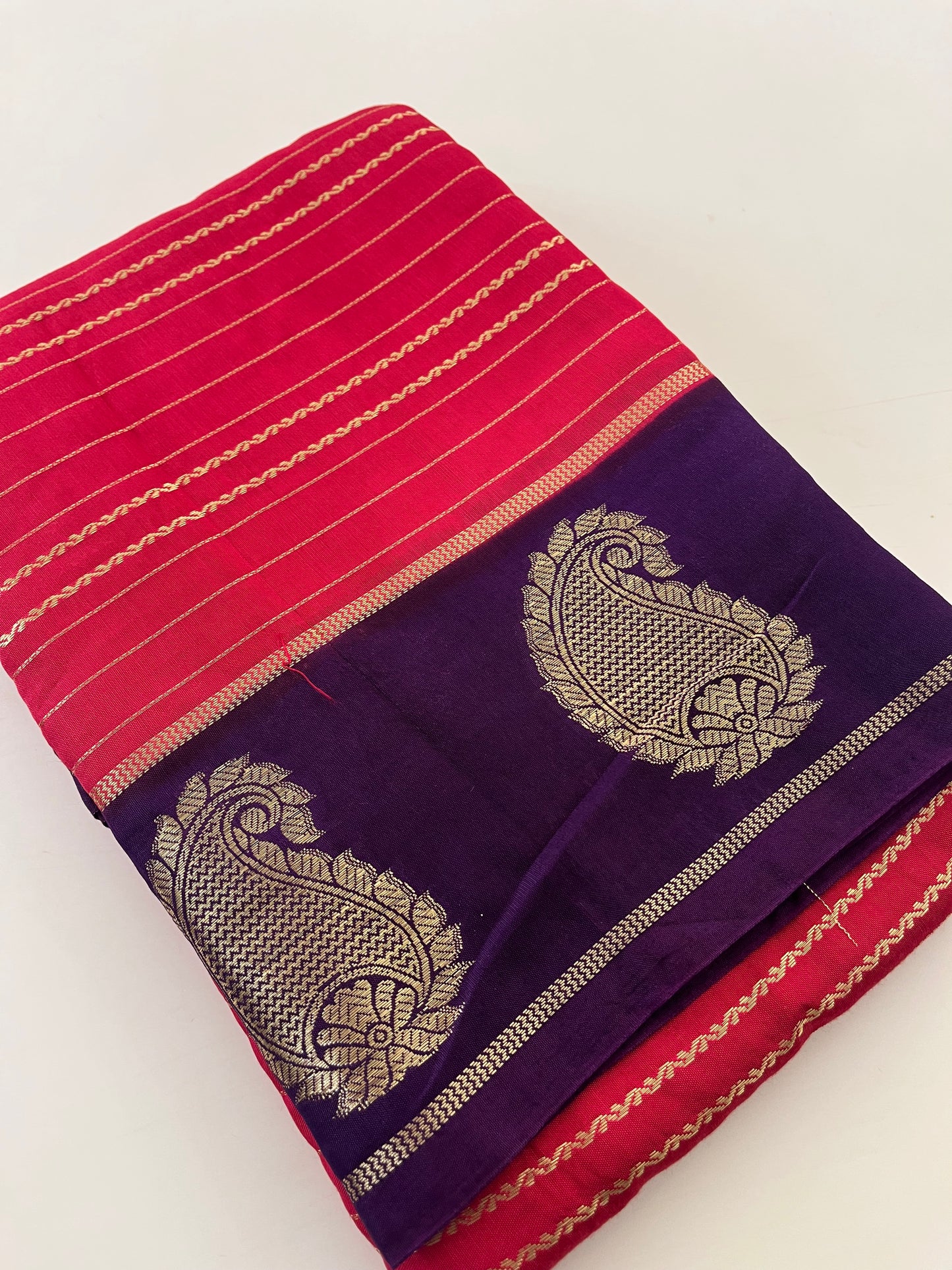 Semi Mysore silk new design