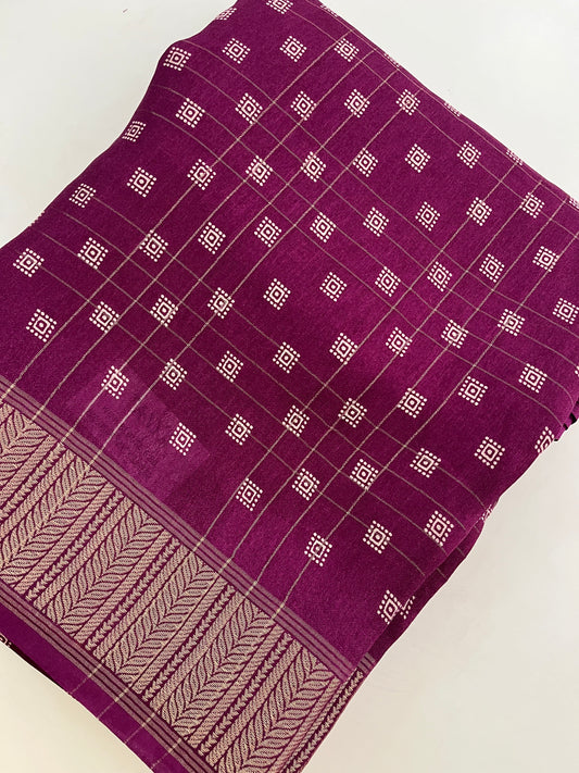 Tussar Chiffon