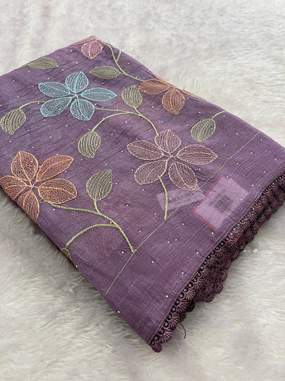 Organza Fancy saree