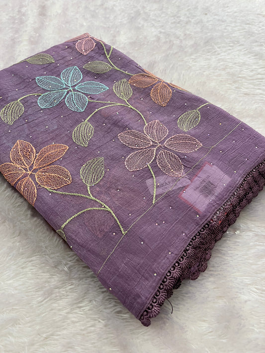 Organza Fancy saree