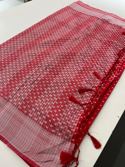 Dola Silk Silver Butties