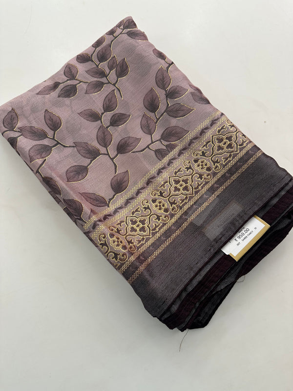 Brosso Fancy Leaf Printed-J18