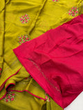 Marshmallow Chiffon Saree-AU2