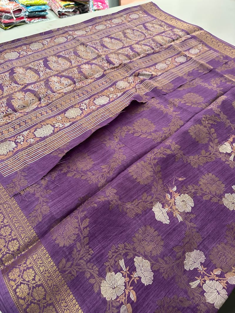 Tussar Fancy New Prints-J18