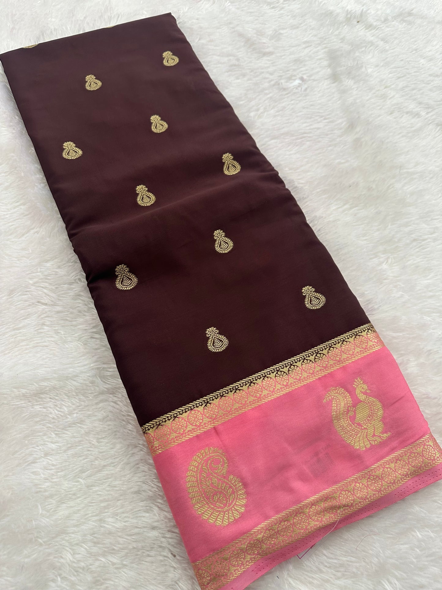 Semi Mysore Crape Silk-M26