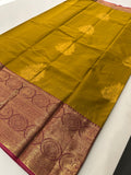 Semi Kanchi Silk Saree-J24