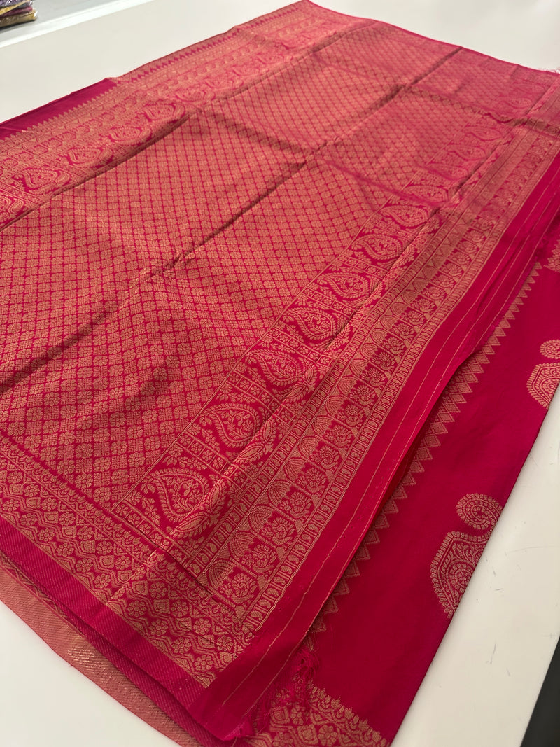 Banarsi Crape Fancy 🌹-AU6