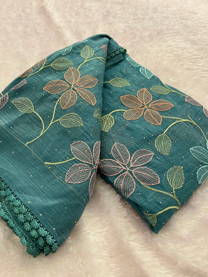 Soft  Organza Fancy saree