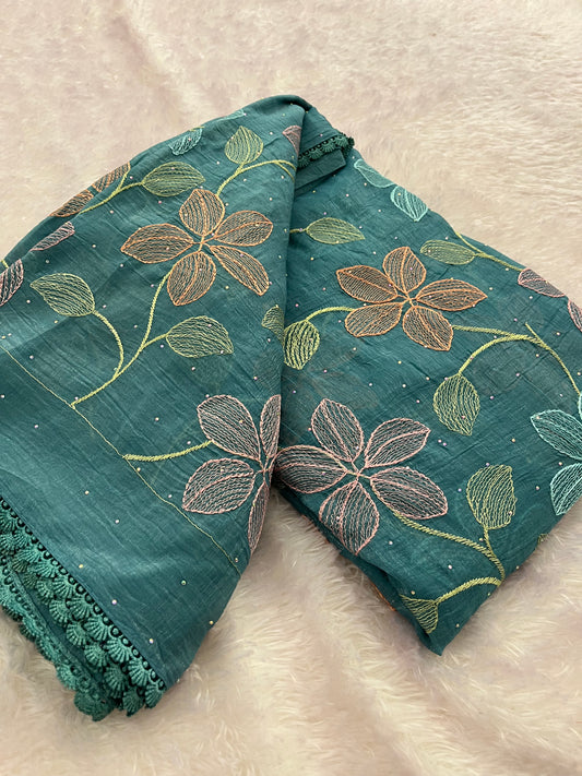 Soft  Organza Fancy saree