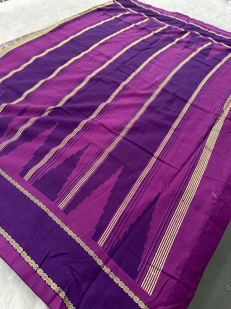 Pichwai Silk Printed-JU3