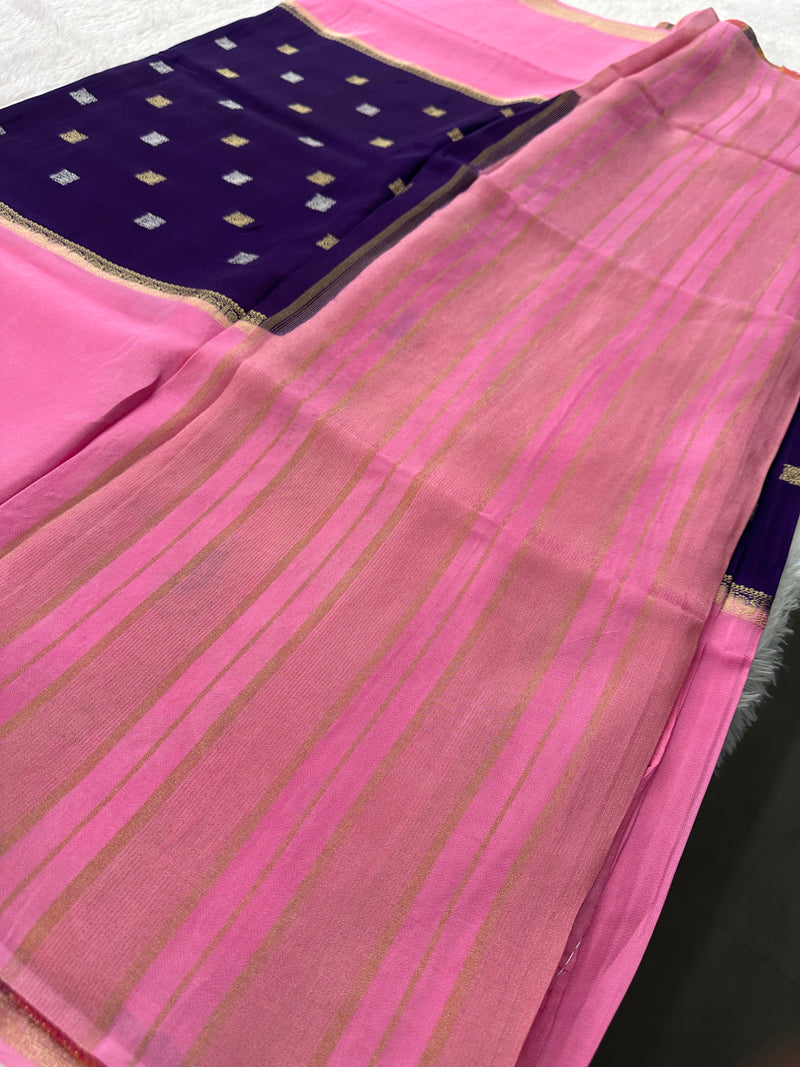Banarsi Viscose Fancy Saree-JU12