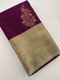 Semi Kanchi Silk Saree-J30