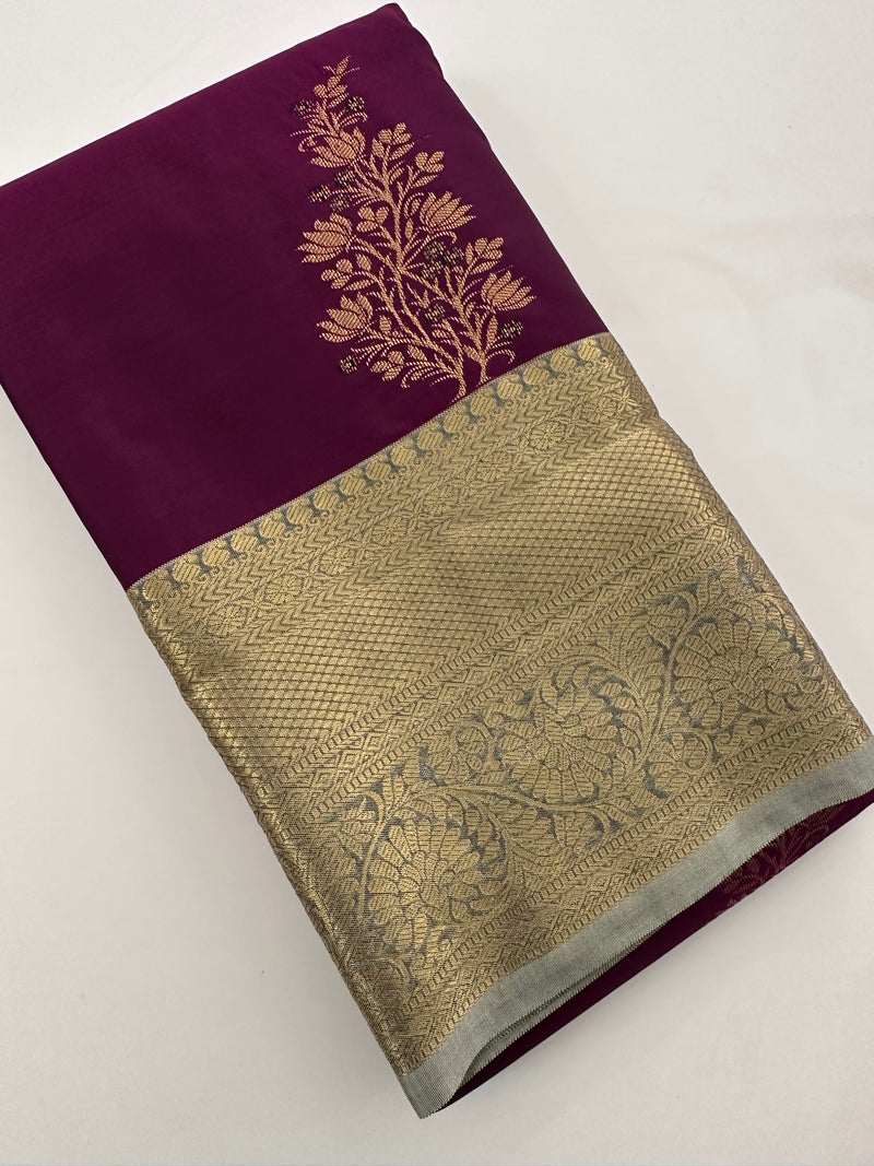 Semi Kanchi Silk Saree-J30