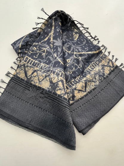 Printed Tussar Fancy