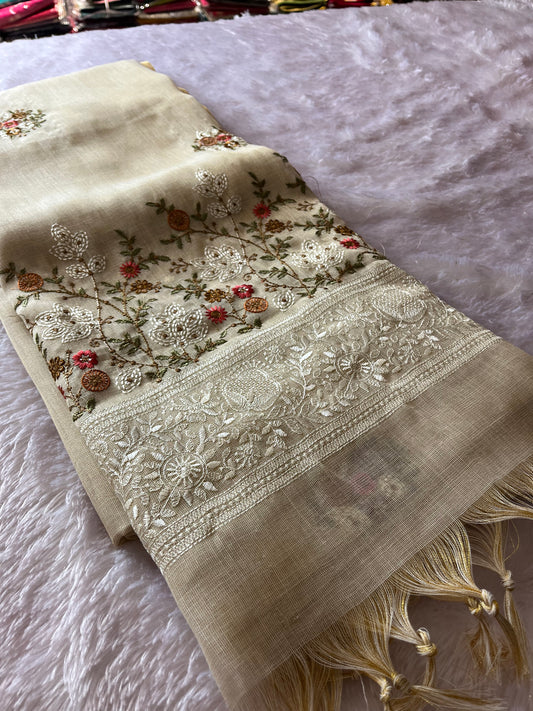 Linen Designer Embroidery