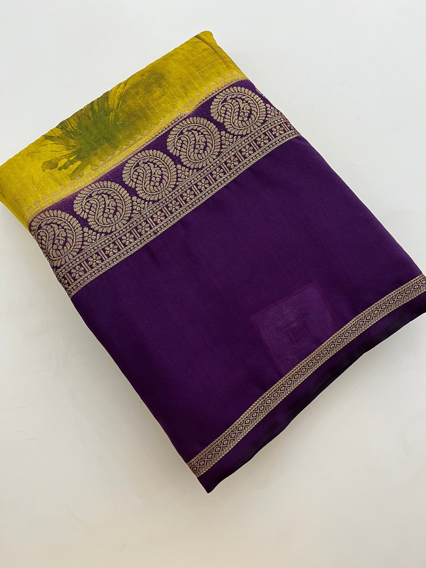 Digital printed crape fancy