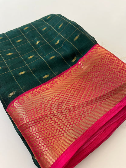 Moonga silk saree