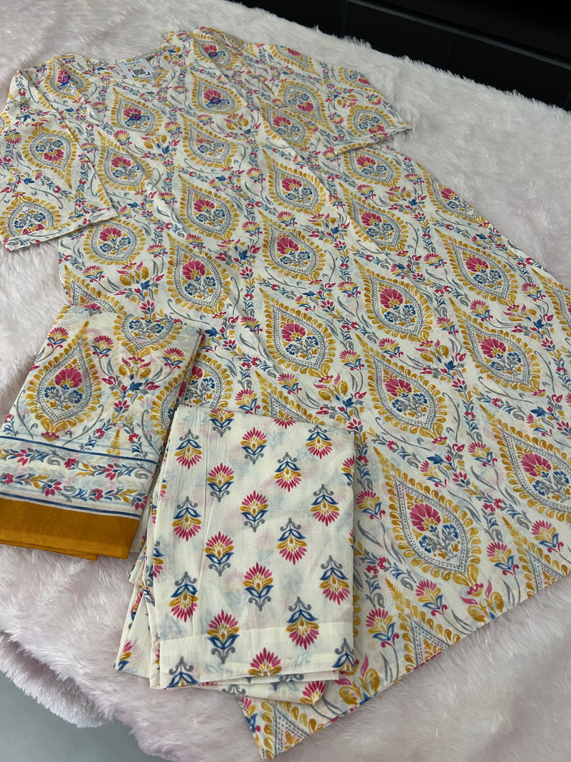 3Pc Kurti cotton kurti set