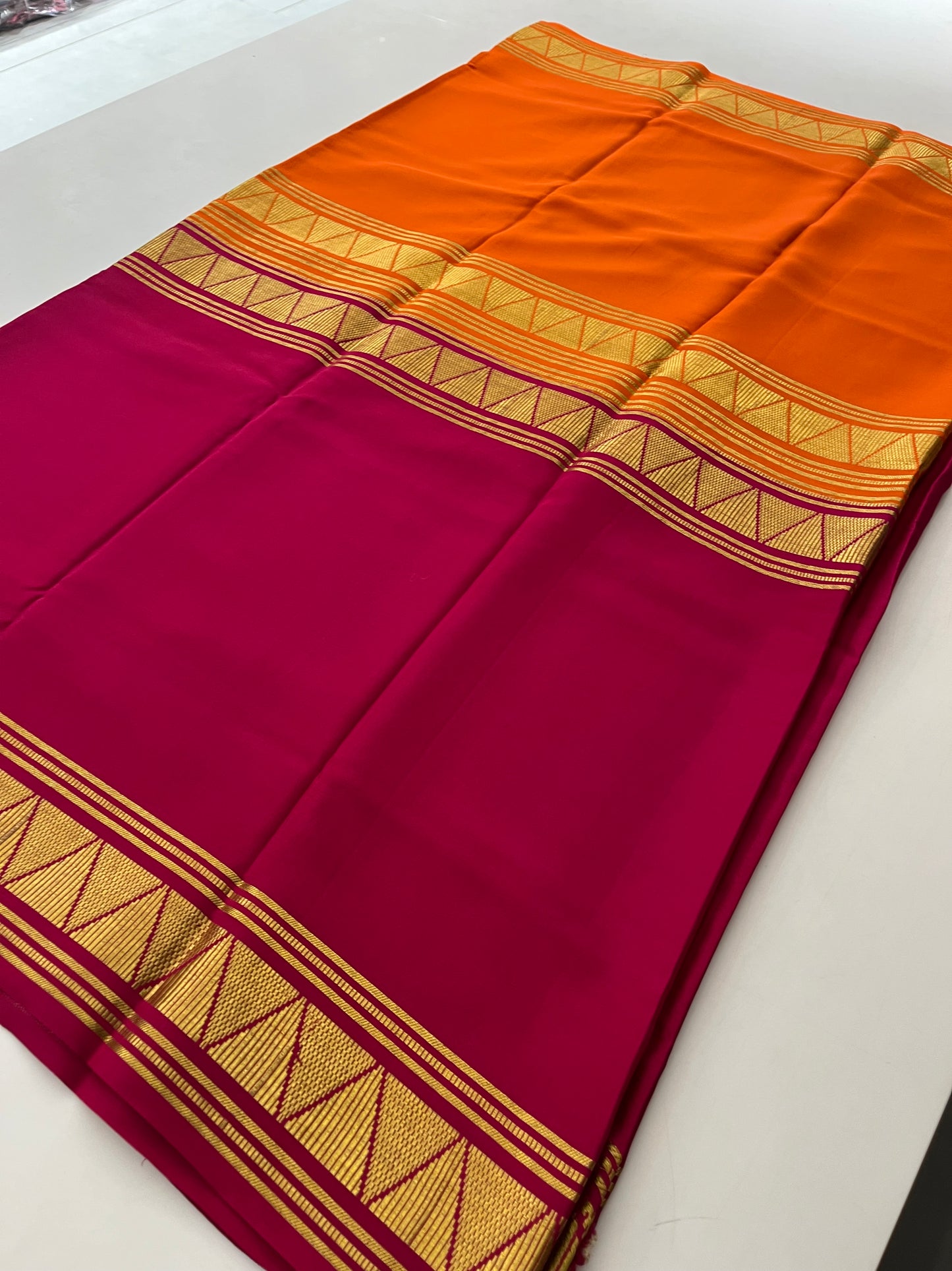 100 Gsm Pure Mysore Crepe