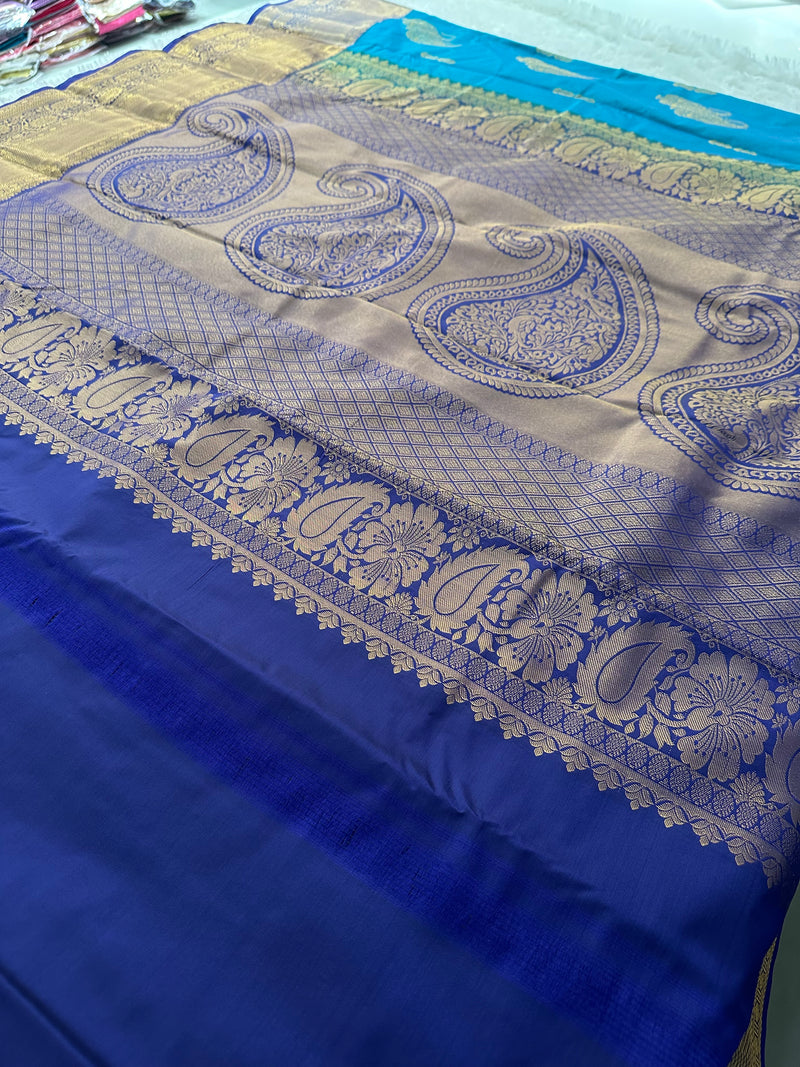 Semi Kanchi Silk Saree-(Ju2)